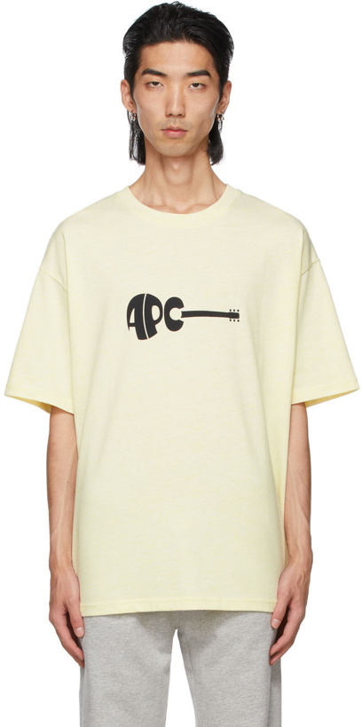 Photo: A.P.C. Yellow Maël T-Shirt