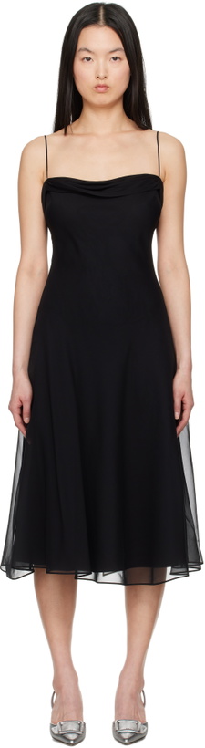 Mirror Palais Black Ballet Midi Dress Mirror Palais