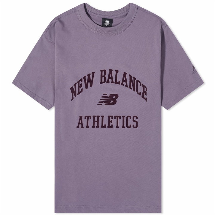 Photo: New Balance Men's Athletics Varsity Graphic T-Shirt in Shadow