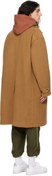 Comme des Garçons Homme Brown Single-Breasted Coat