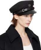 MISBHV Black Monogram Gavroche Cap