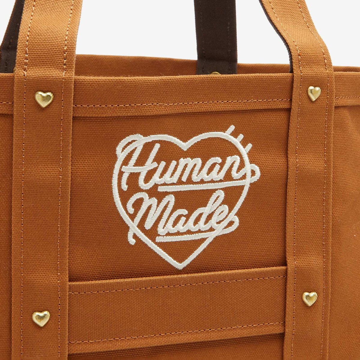 バッグ HUMAN MADE Duck Canvas Tote Large Brown Human Made - Large Duck Canvas Tote | HBX - Globally Curated