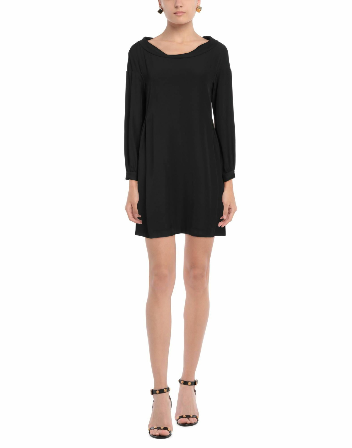 Manila Grace Womens Mini dress in Black