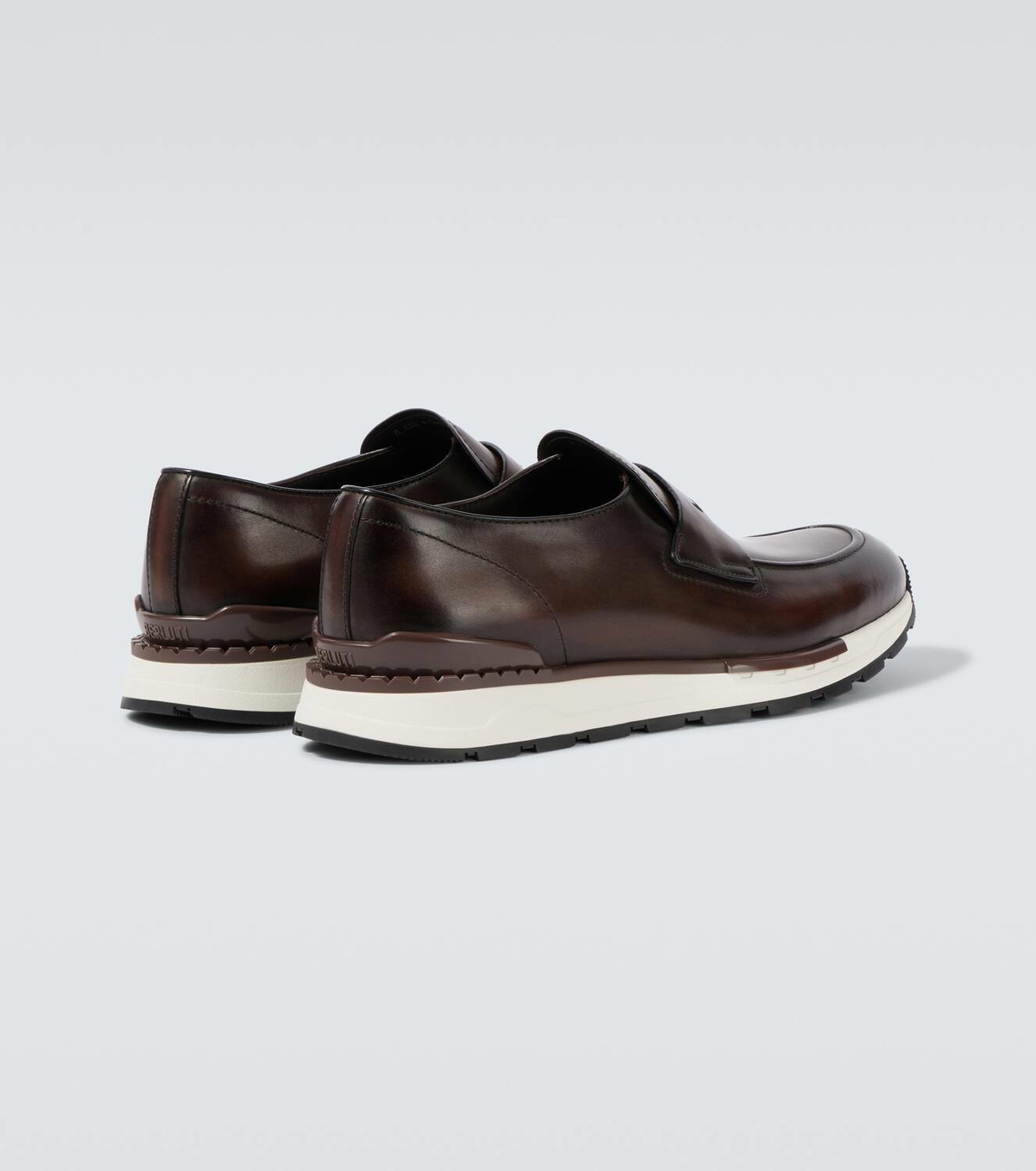 Berluti Fast Track leather penny loafers