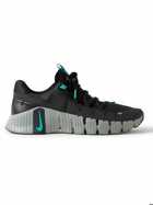 Nike Training - Free Metcon 5 Rubber-Trimmed Mesh Sneakers - Black