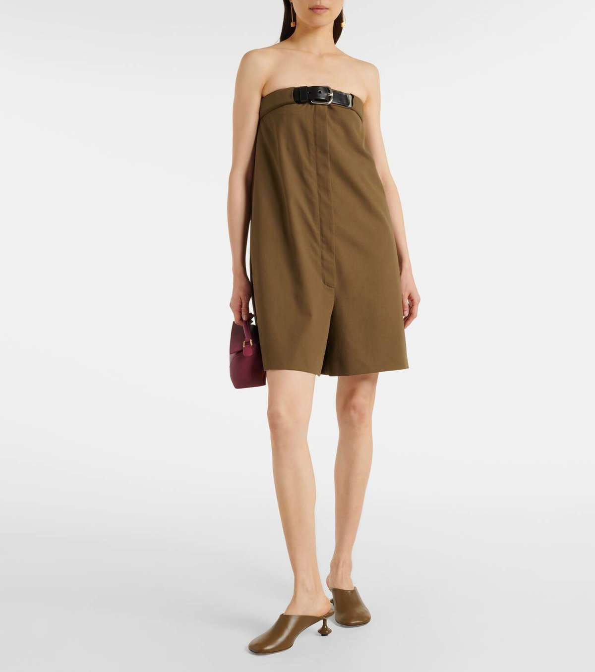 【国内完売・希少カラー】LOEWE Toy Mule ミュール バーガンディ Toy mule in goatskin Red - LOEWE