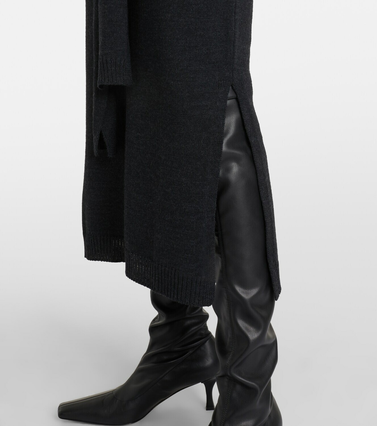 Lemaire Wool-blend midi skirt