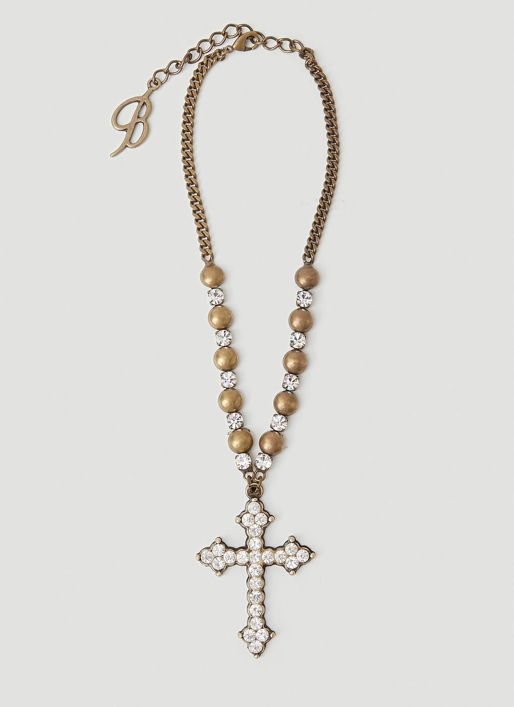 Blumarine - Cross Necklace in Gold Blumarine