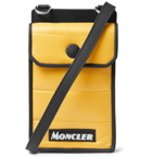 Moncler - Mini Quilted Coated-Canvas Messenger Bag - Yellow