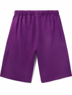 KENZO - Straight-Leg Cotton-Jersey Shorts - Purple