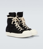 DRKSHDW by Rick Owens - Distressed denim sneakers