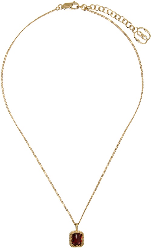 Photo: Bally Gold Curb Chain Necklace