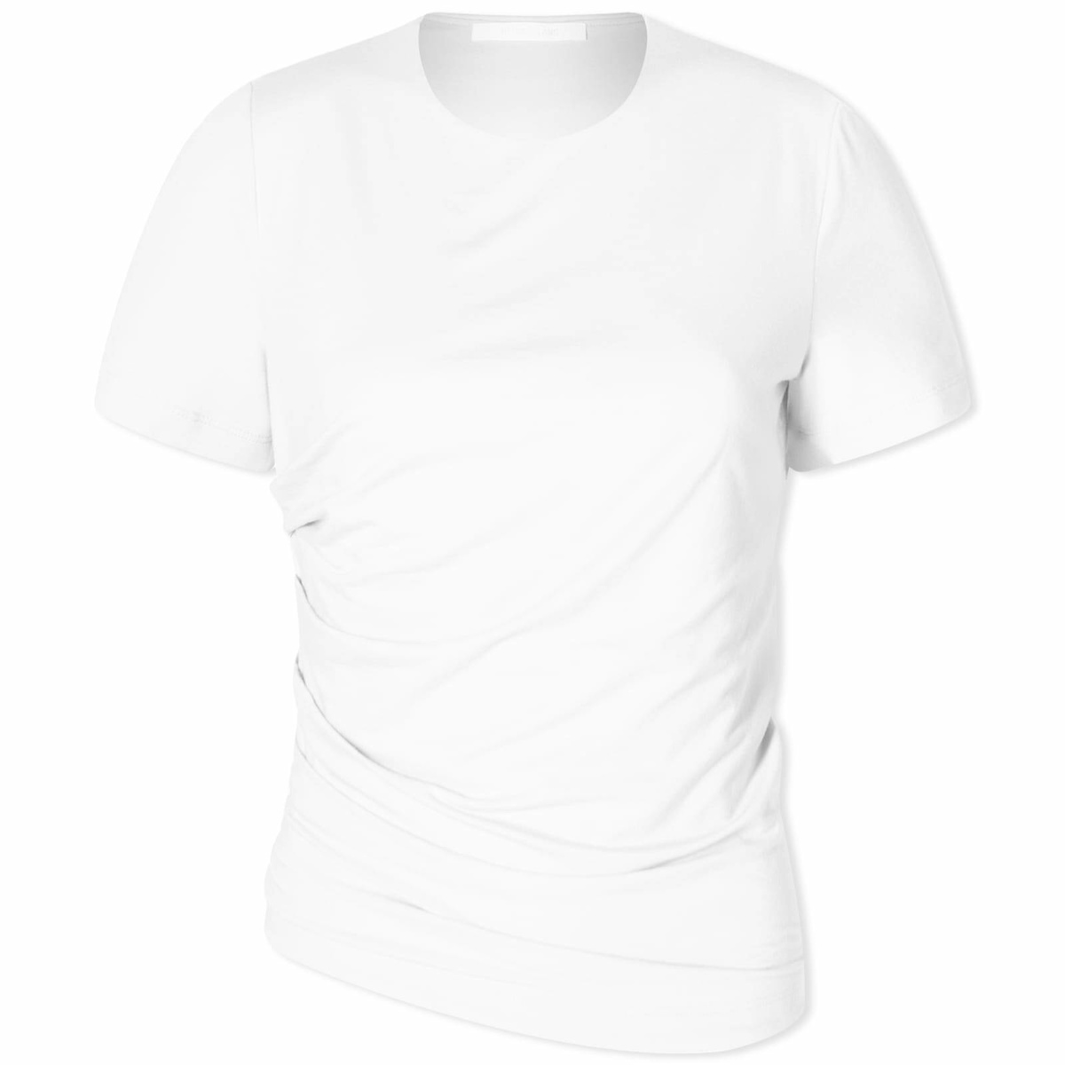 Helmut Lang Women's Twisted TShirt in White Helmut Lang