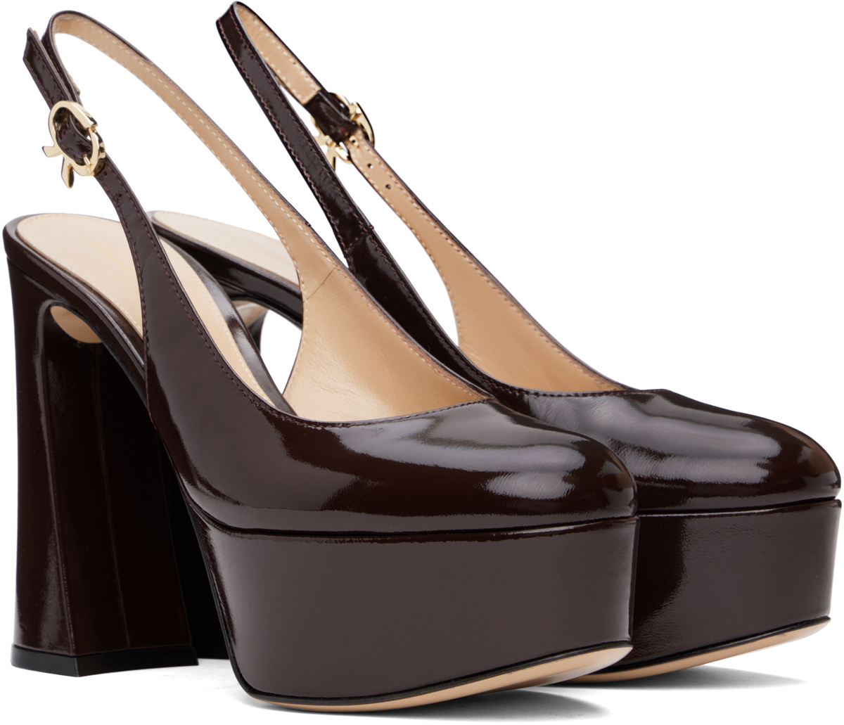 【関税&送料込】Gianvito Rossi Bessie Patent Leather Slingba Slingback BESSIE | Gianvito Rossi