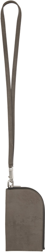Photo: Rick Owens Gray Hollywood Neckwallet