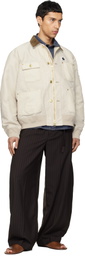 sacai Off-White Carhartt WIP Edition Nylon Twill & Duck Jacket