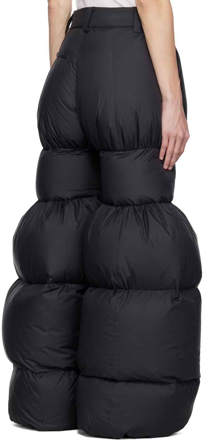 Chen Peng Black Pod Down Trousers