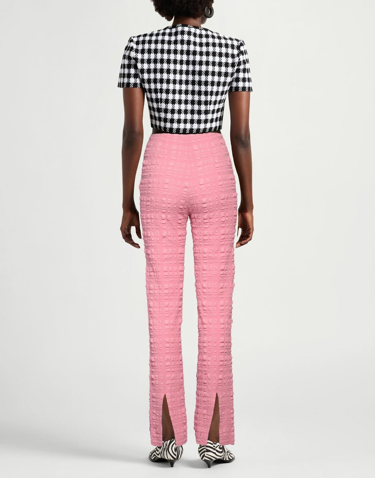 Nanushka Womens Pants in Pink