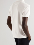 Loro Piana - Regatta Stretch-Cotton Piqué Polo Shirt - White