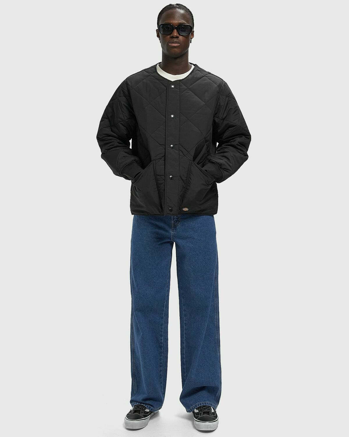 DICKIES SAMBURG LINER JACKET Black Mens Windbreaker