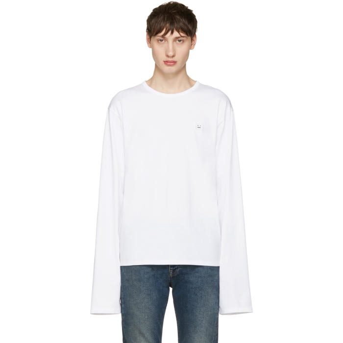 Photo: Acne Studios White Fello Face T-Shirt