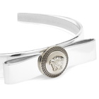 Versace Women's Bow Headband in Silver Palladium 