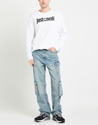 Just Cavalli Mens Sweatshirt in White