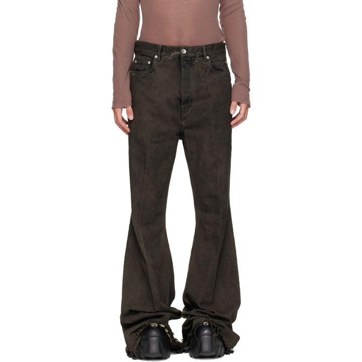 Photo: Rick Owens Gray Tower Bolan Bootcut Jeans
