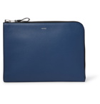 TOM FORD - Full-Grain Leather Pouch - Blue