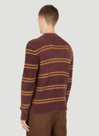 La Maille Pescadou Sweater in Brown