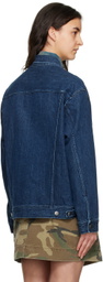Song for the Mute SSENSE Exclusive Blue Oversized Denim Jacket