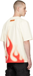 Heron Preston Off-White 'Heron Law Flames' T-Shirt
