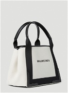 Balenciaga - XS Logo Print Handbag in White