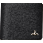 Vivienne Westwood Black Faux-Leather Man. Billfold Wallet