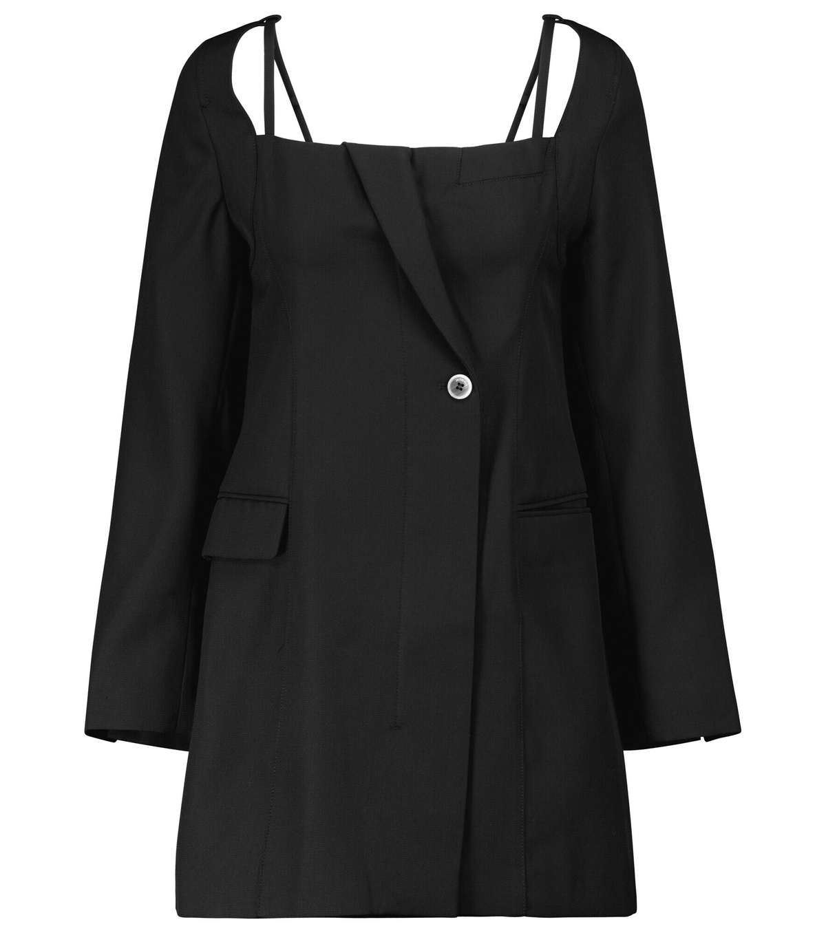 【Jacquemus】 La Robe Maniuバージンウールミニドレス Jacquemus - La Robe Maniu wool minidress Jacquemus