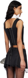 Dilara Findikoglu Black CEO Corset Top