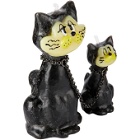 Olga Goose Candle Black and Yellow Thief Cats Candle Set