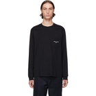 Comme des Garcons Homme Black Logo Long Sleeve T-Shirt