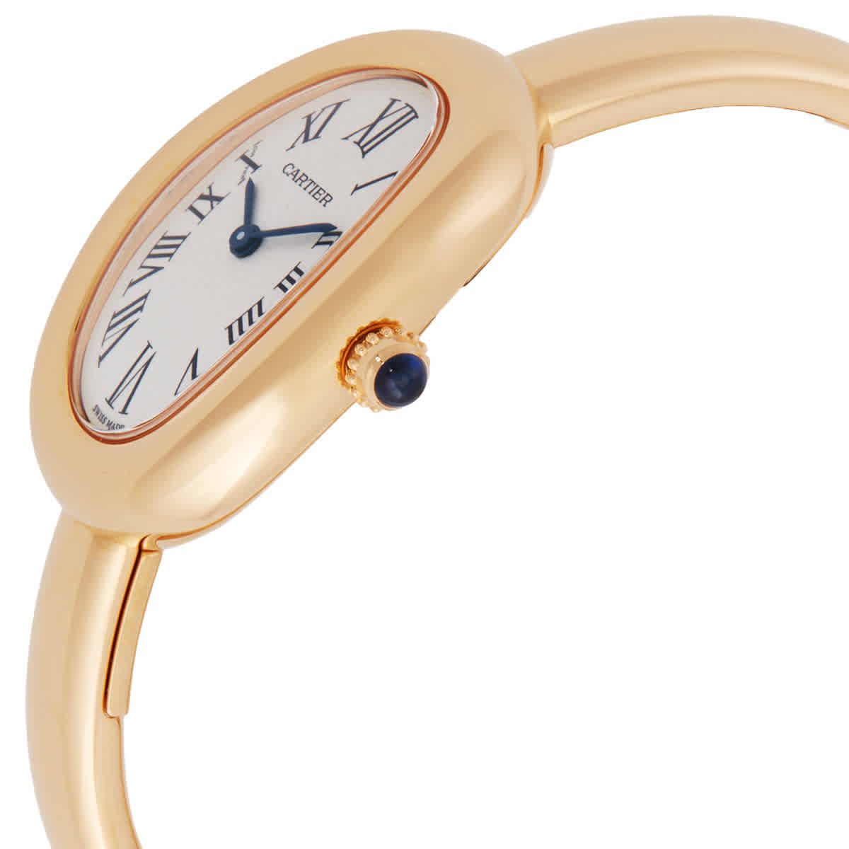 Cartier Baignoire (Size 15) Silvered Dial Ladies Watch WGBA0024