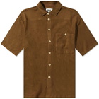 YMC Men's Screech Shirt in Brown