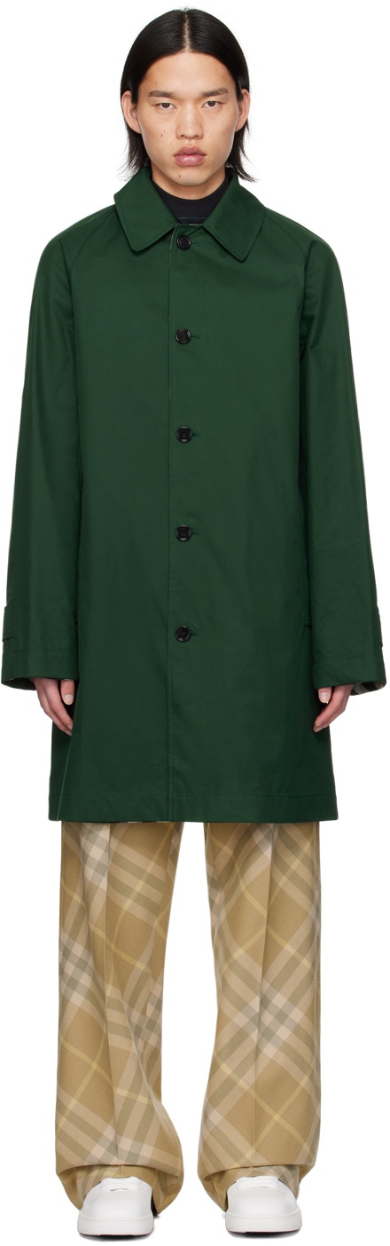 Photo: Burberry Green Reversible Coat