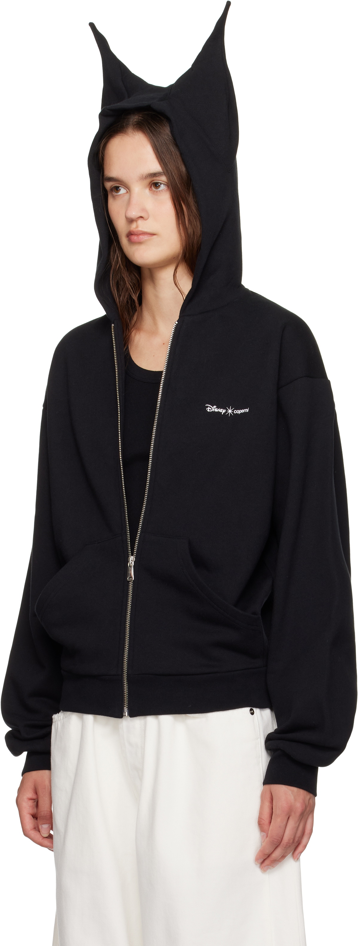Coperni Black Disney Maleficent Zip Up Hoodie