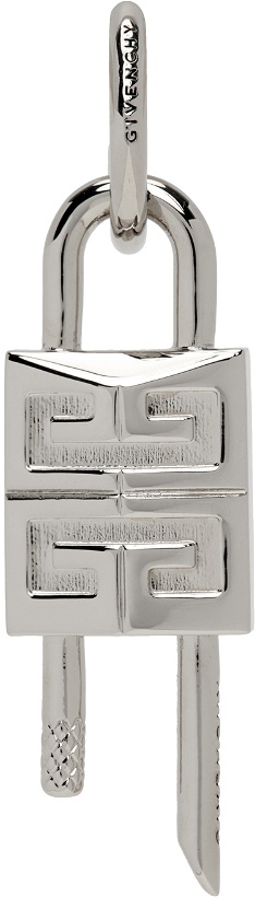 Photo: Givenchy Silver Lock Single Earring