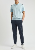 PS Paul Smith Zebra-appliquéd Cotton Sweatpants Navy