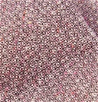 Purdey - Silk-Jacquard Tweed Tie - Pink