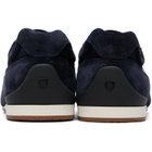 Ferragamo Navy & White Sebastien Sneakers
