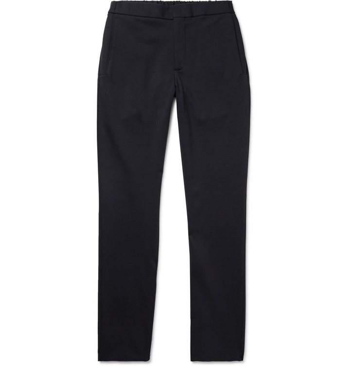 Photo: Loro Piana - Slim-Fit Virgin Wool-Blend Trousers - Blue