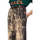 S.R. STUDIO. LA. CA. Black SOTO Hand-Bleached Jogging Lounge Pants