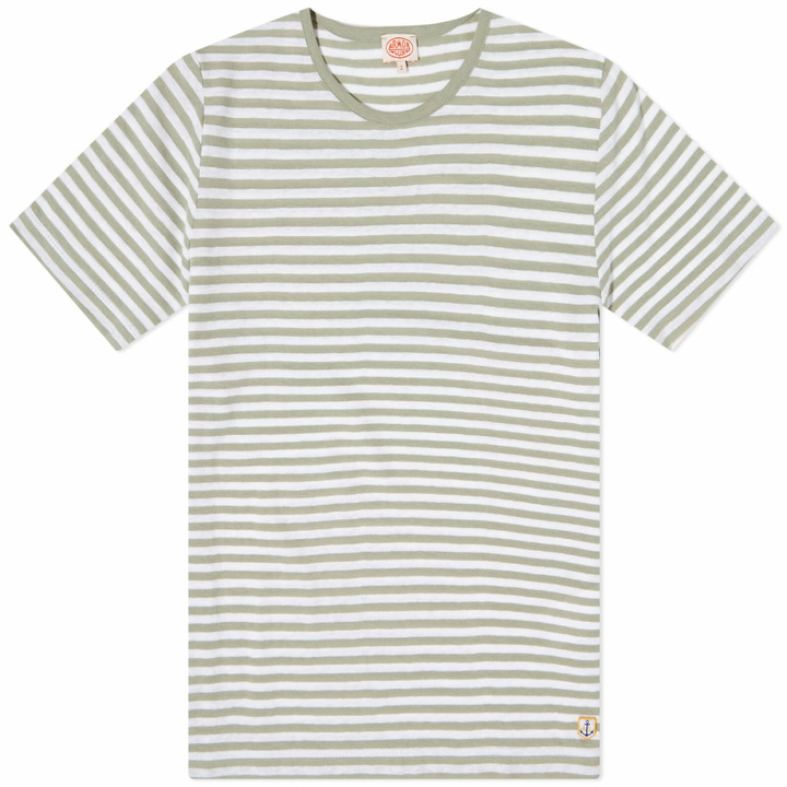 Photo: Armor-Lux Women's Mariniere T-Shirt in White/Oyat