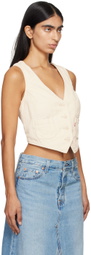 Levi's Off-White Tailored Vest